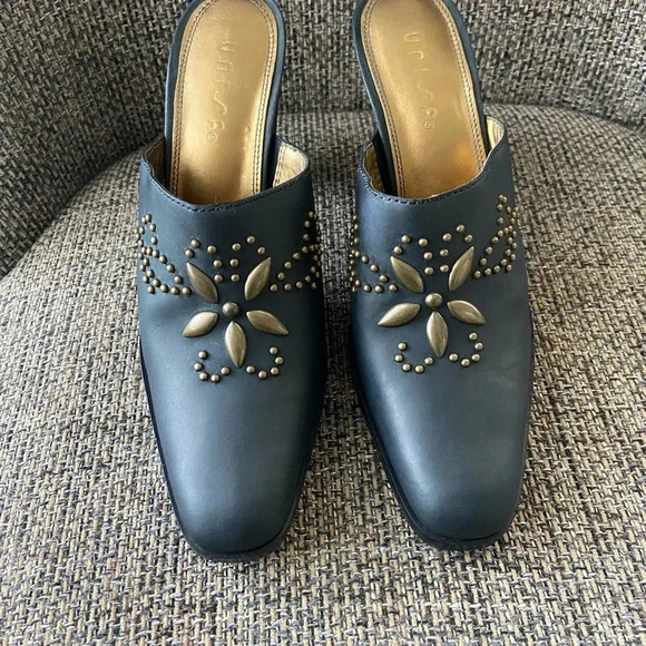 Unisa Leather Mules Size 7 1/2 - Picture 3 of 9